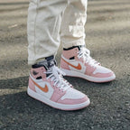 On-foot of the Air Jordan 1