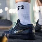 Real lifestyle image of Air Jordan 1