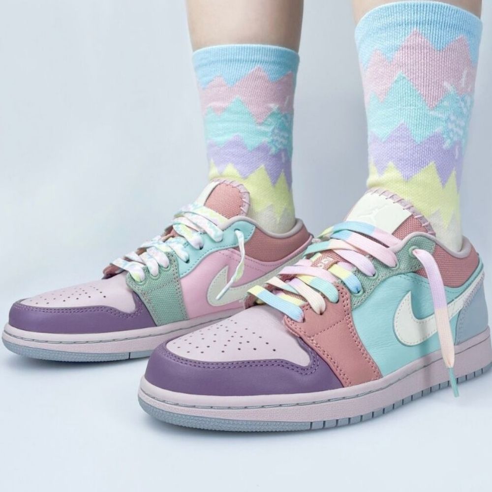 On-foot of the Air Jordan 1