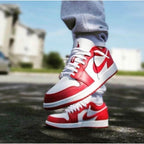 Real lifestyle image of Air Jordan 1