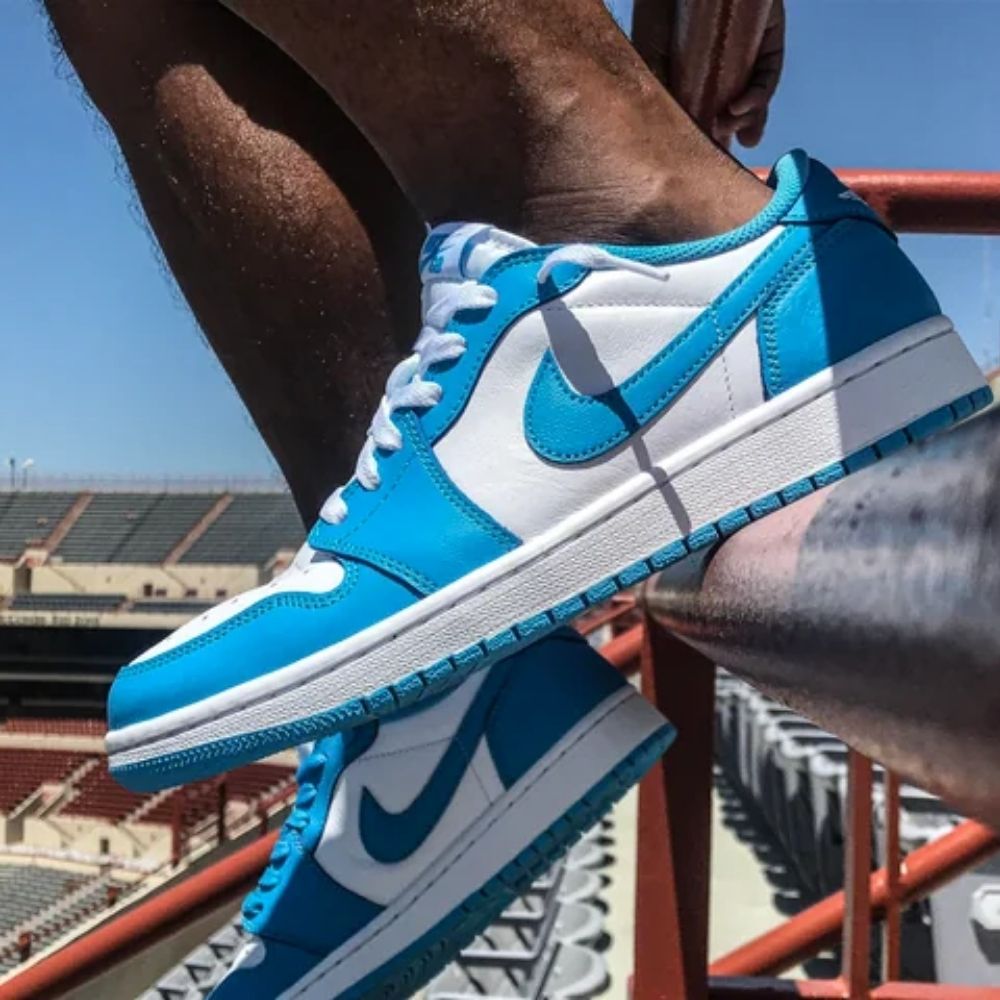 Real lifestyle image of Air Jordan 1