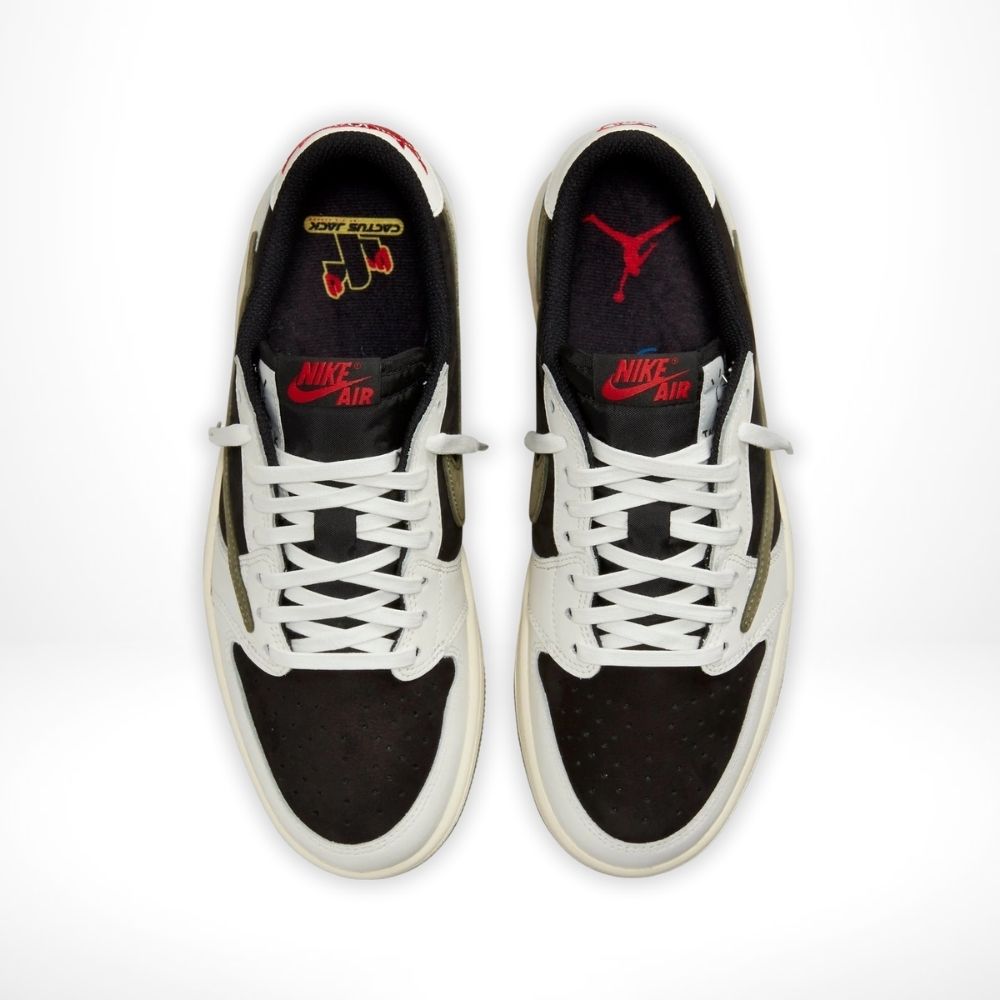 Top-down view of the Air Jordan 1