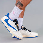On feet