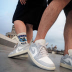 On-foot of the Air Jordan 1