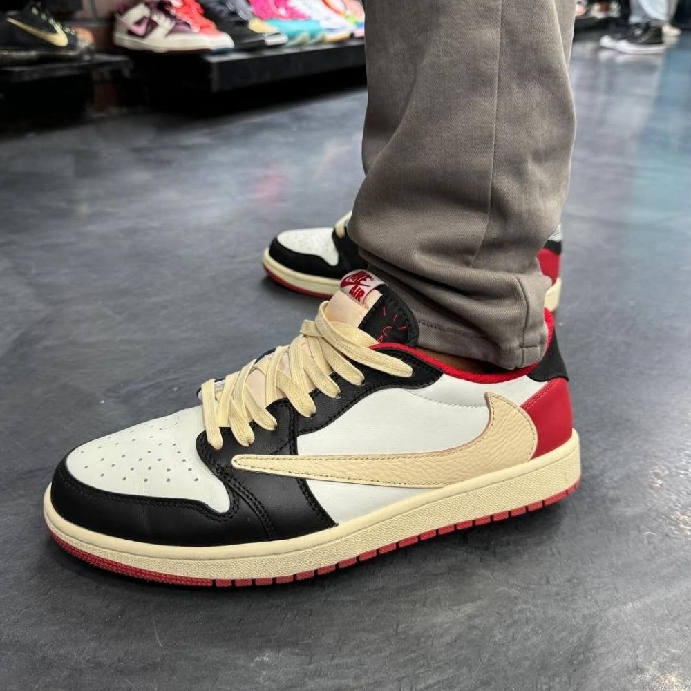 On-foot of the Air Jordan 1