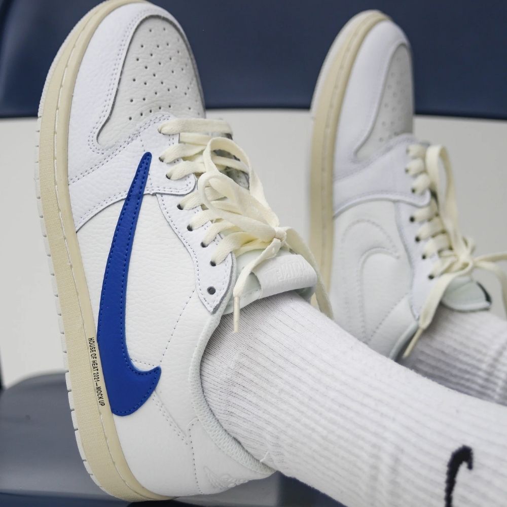 On-foot of the Air Jordan 1