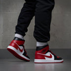 Real lifestyle image of Air Jordan 1