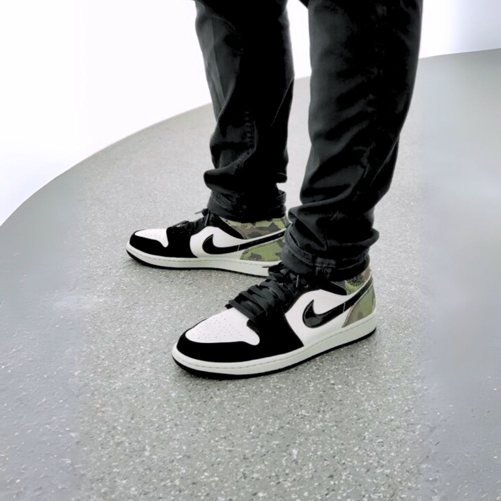 On-foot of the Air Jordan 1
