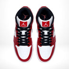 Top-down view of the Air Jordan 1