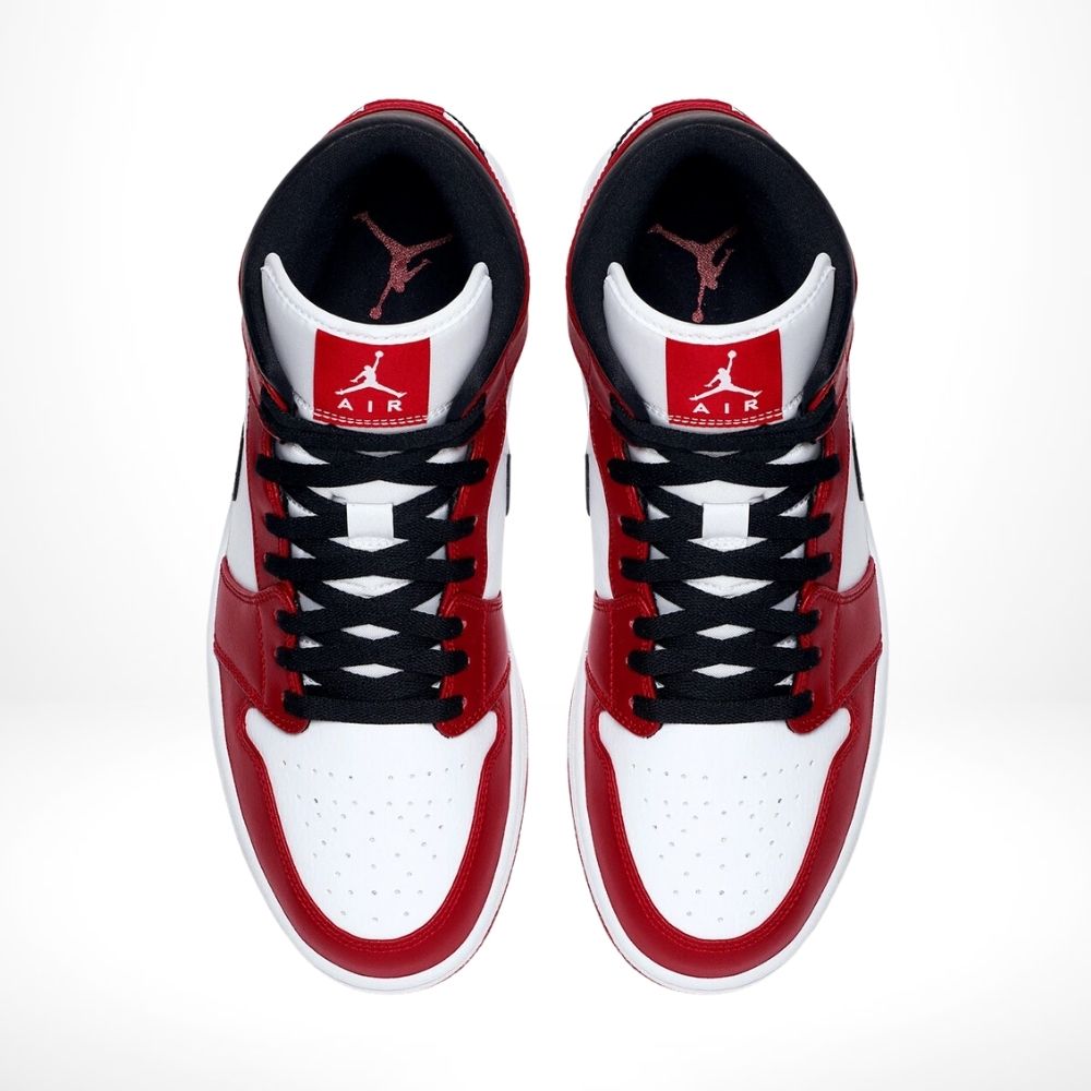 Top-down view of the Air Jordan 1
