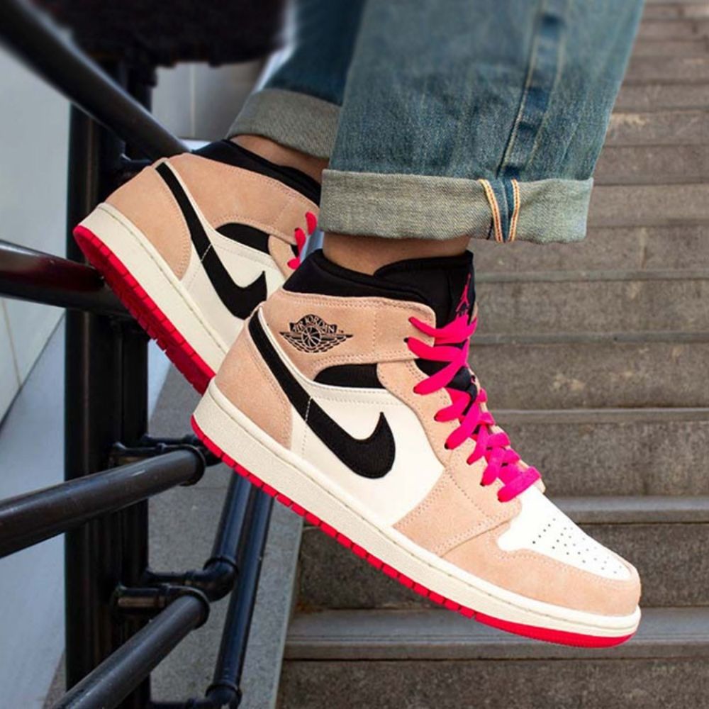 On-foot of the Air Jordan 1
