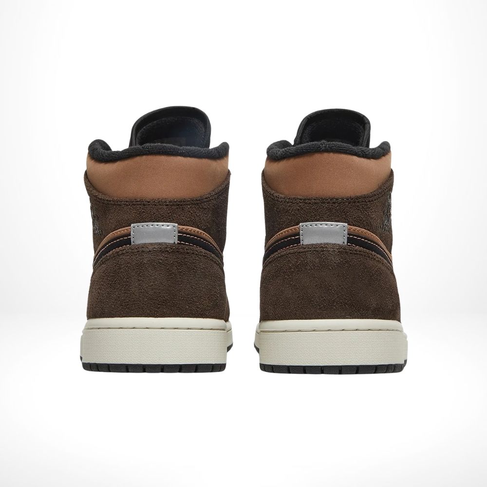 Rear view of the Air Jordan 1