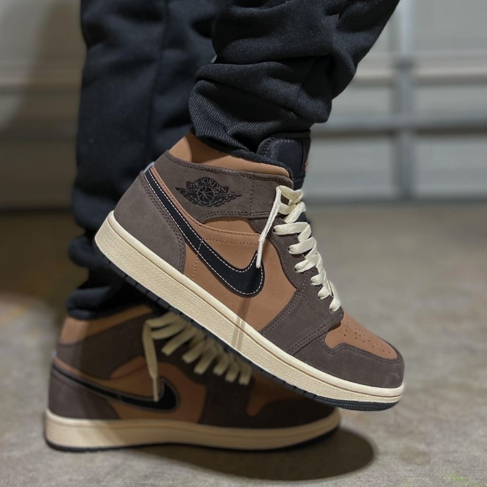 On-foot of the Air Jordan 1
