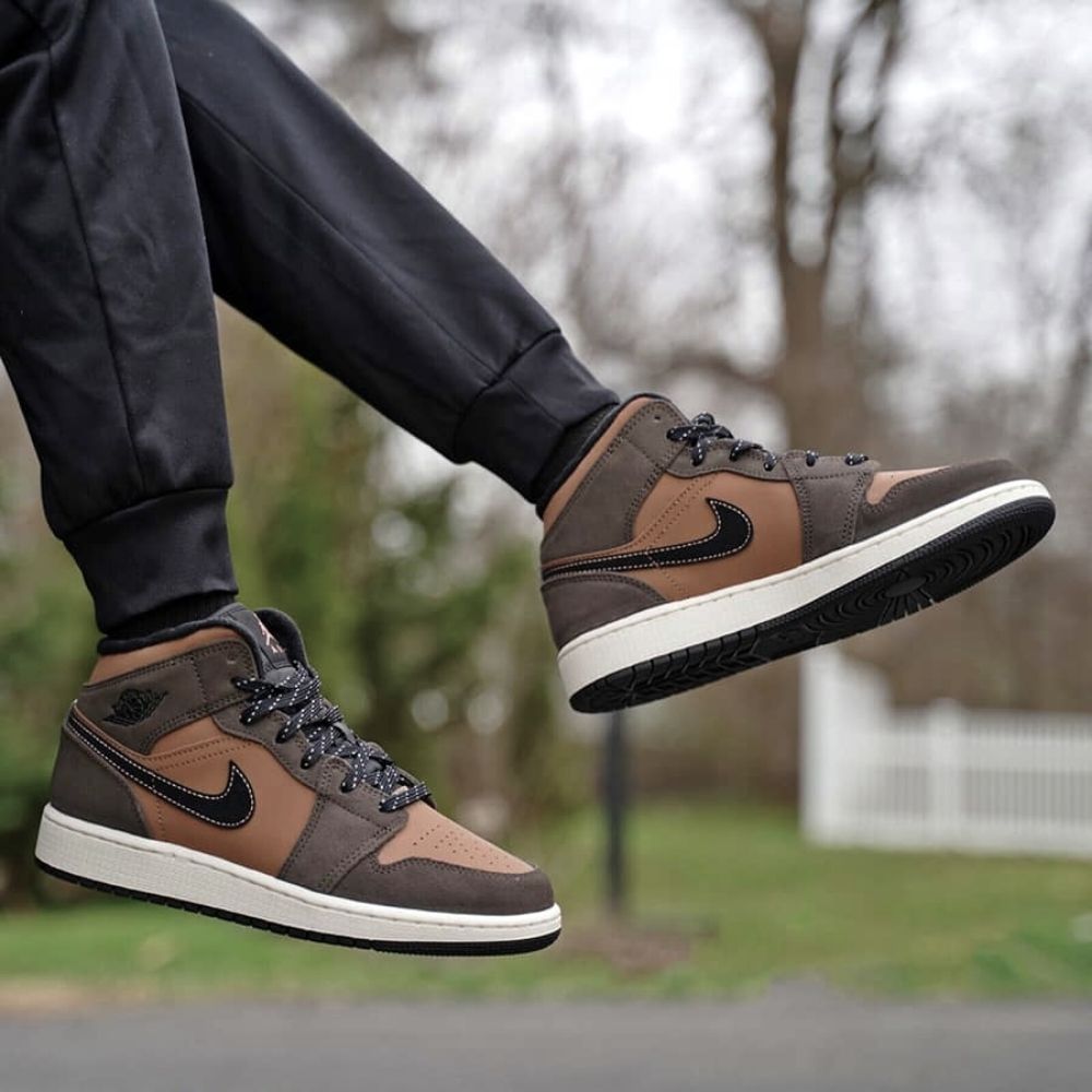 On-foot of the Air Jordan 1