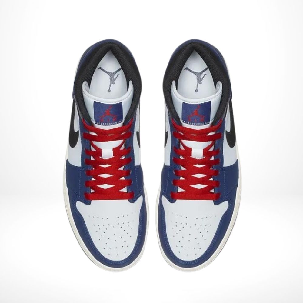 Top-down view of the Air Jordan 1