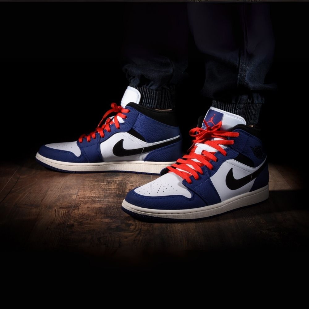 On-foot of the Air Jordan 1