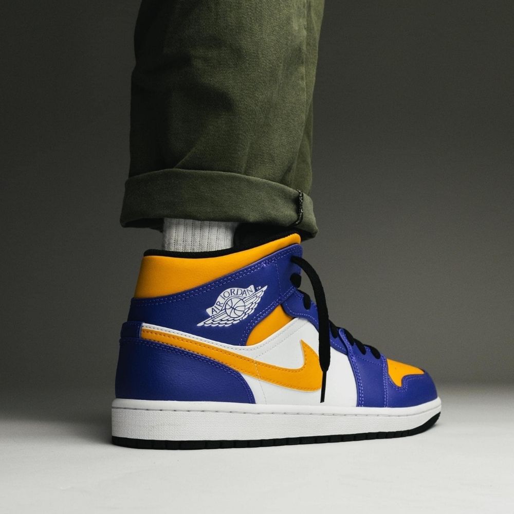 On-foot of the Air Jordan 1