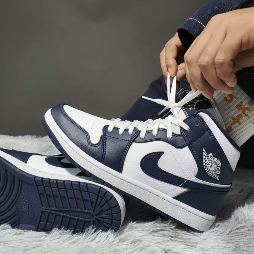 On-foot of the Air Jordan 1