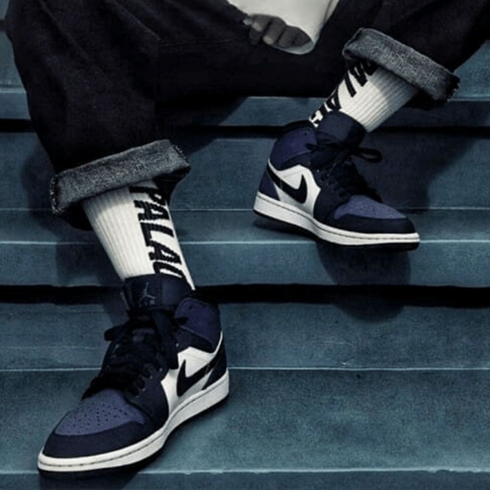 On-foot of the Air Jordan 1