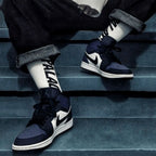 On-foot of the Air Jordan 1