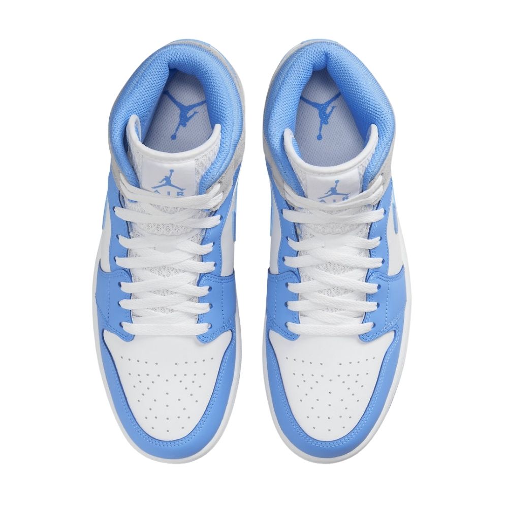 Top-down view of the Air Jordan 1