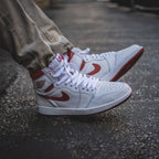 Real lifestyle image of Air Jordan 1