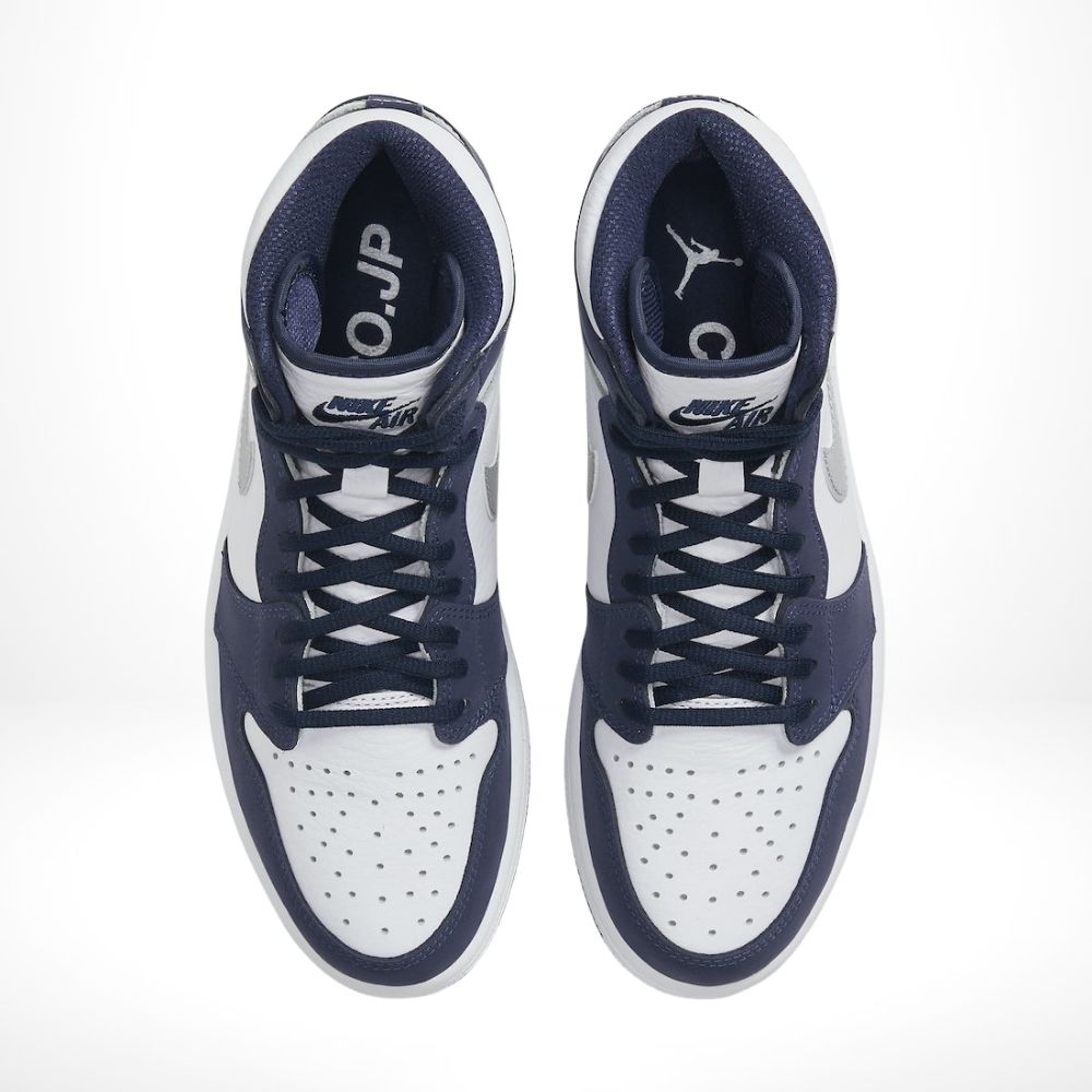 Top-down view of the Air Jordan 1