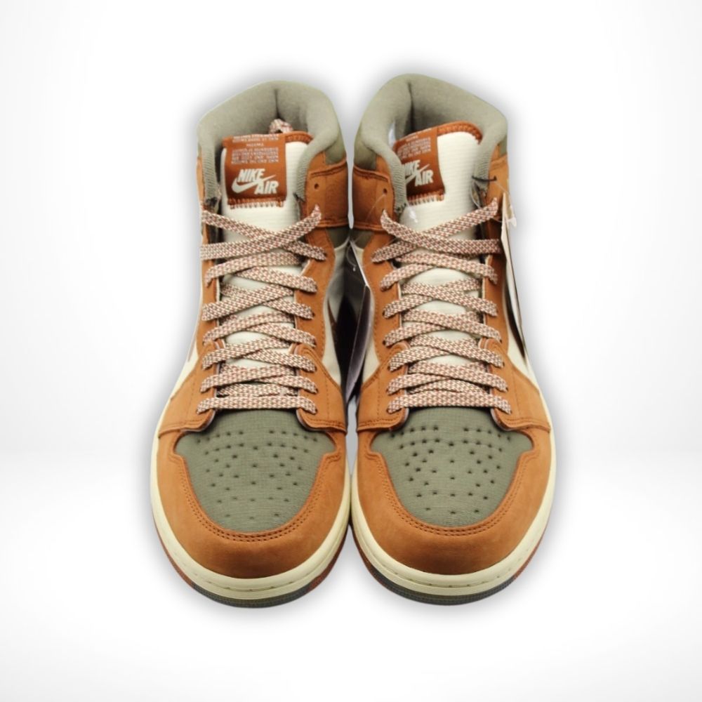 Top-down view of the Air Jordan 1