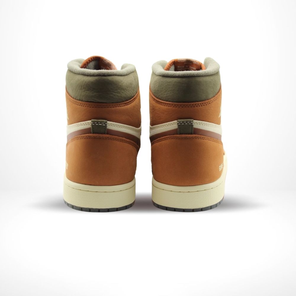 Rear view of the Air Jordan 1