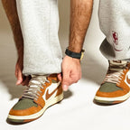 On-foot of the Air Jordan 1