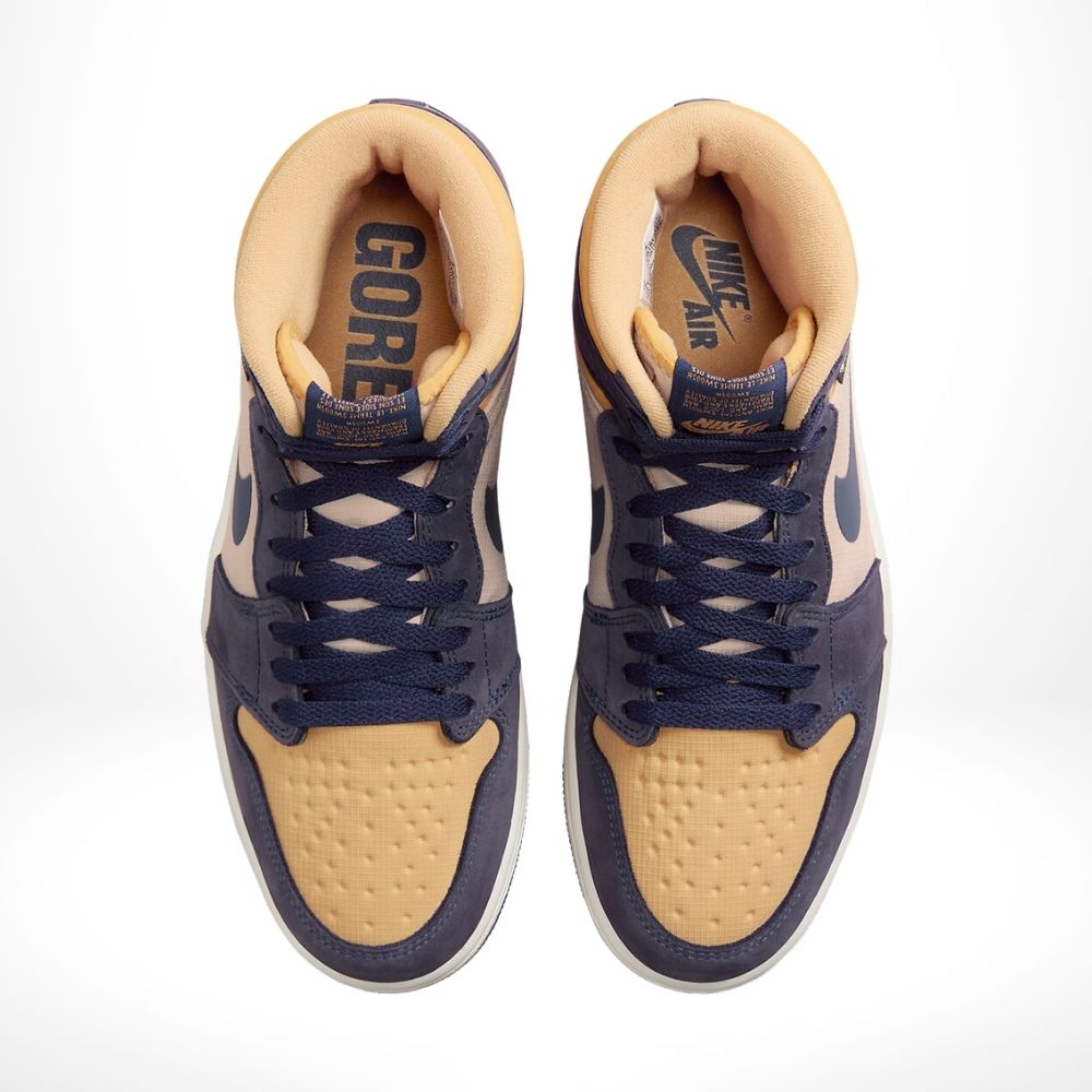 Top-down view of the Air Jordan 1