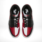 Top view of Air Jordan 1