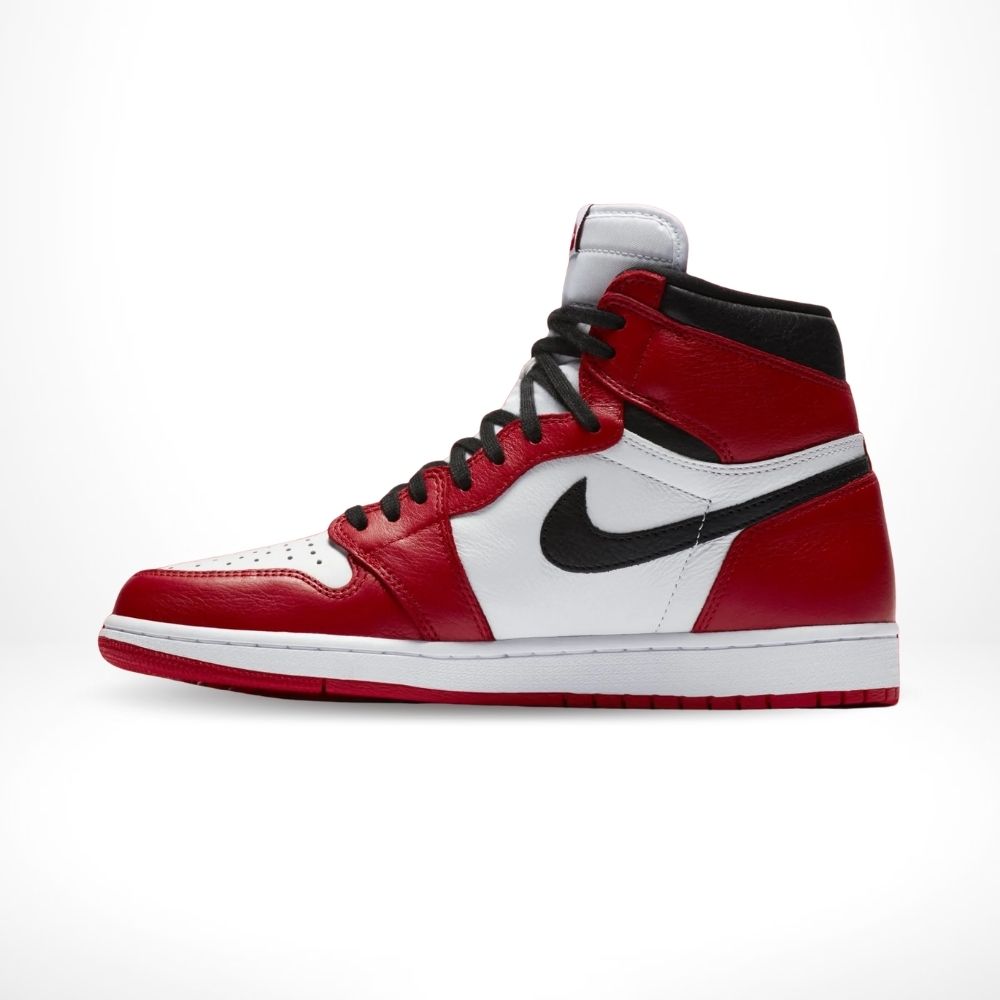 Medial side view of the Air Jordan 1