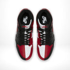 Top-down view of the Air Jordan 1