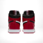 Rear view of the Air Jordan 1