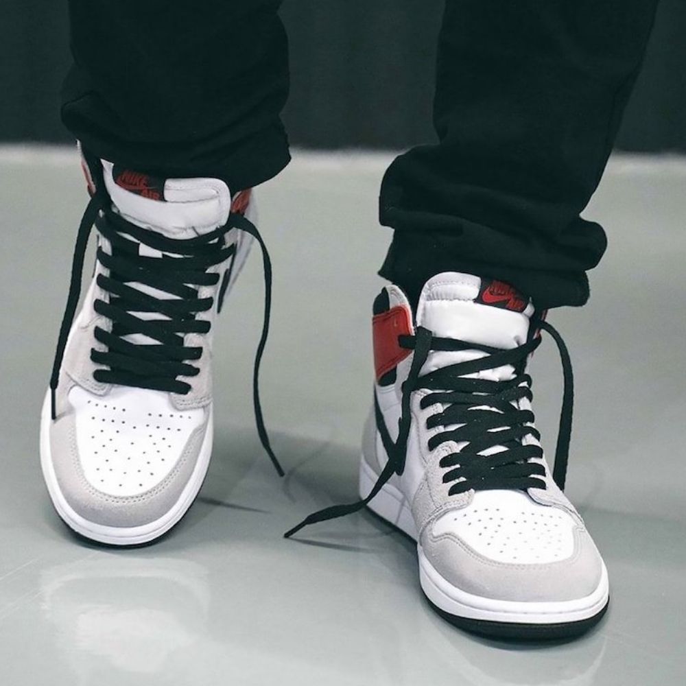 On-foot of the Air Jordan 1