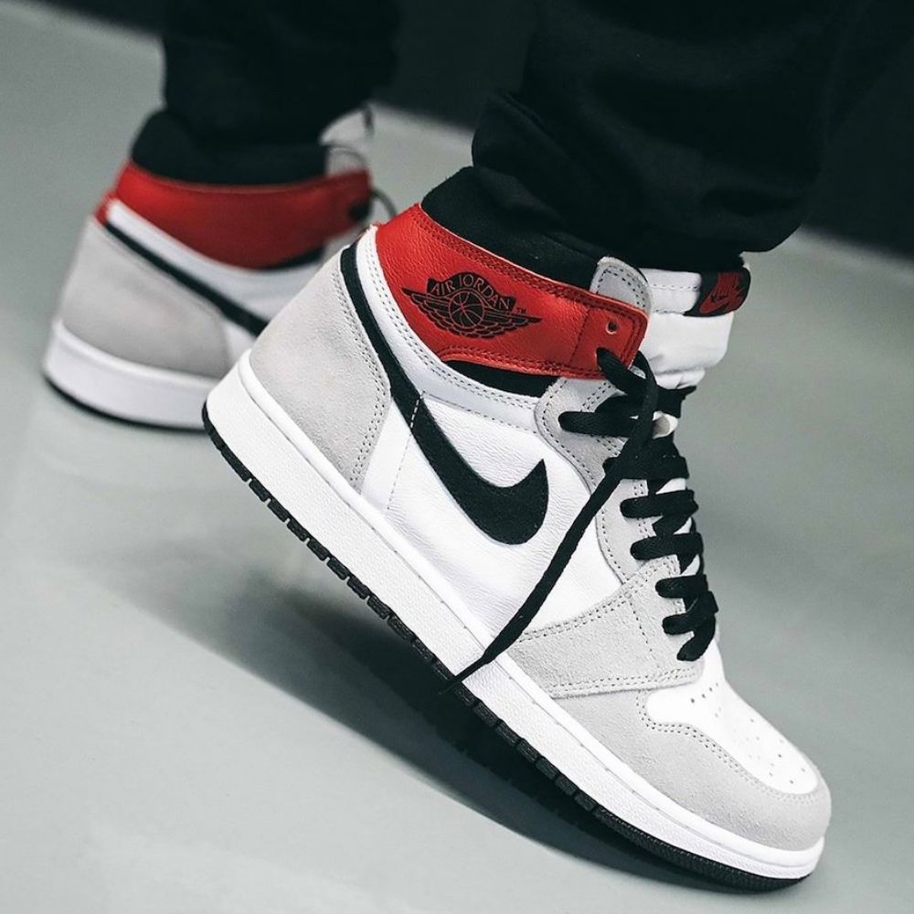 On-foot of the Air Jordan 1