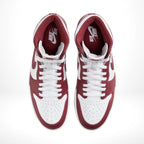 Top-down view of the Air Jordan 1