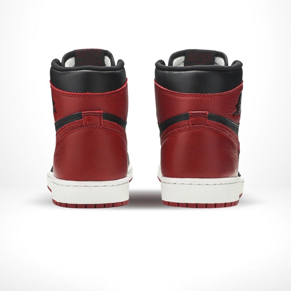 Rear view of the Air Jordan 1