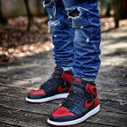 On-foot of the Air Jordan 1