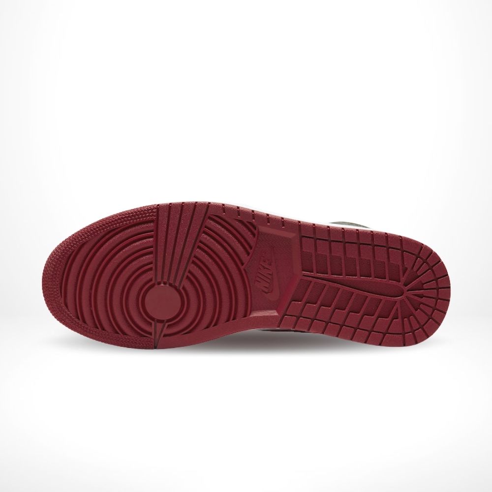 Bottom view of the Air Jordan 1