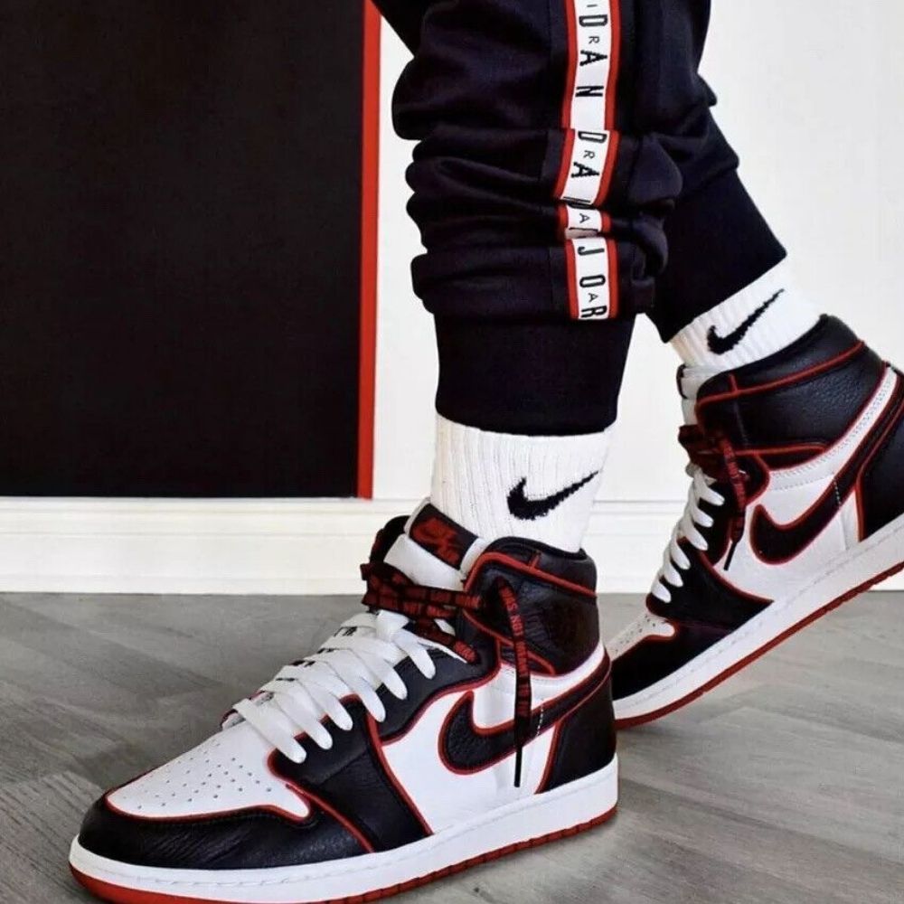 On-foot of the Air Jordan 1