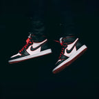 On-foot of the Air Jordan 1
