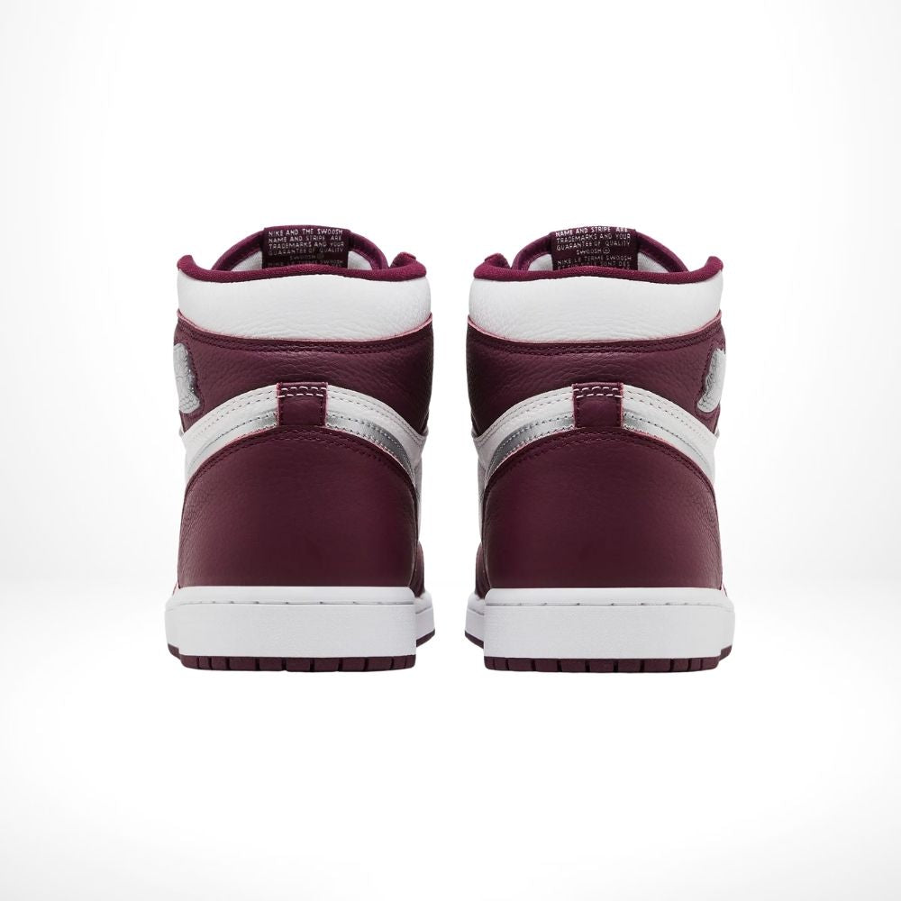 Rear view of the Air Jordan 1