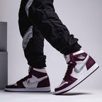 On-foot of the Air Jordan 1