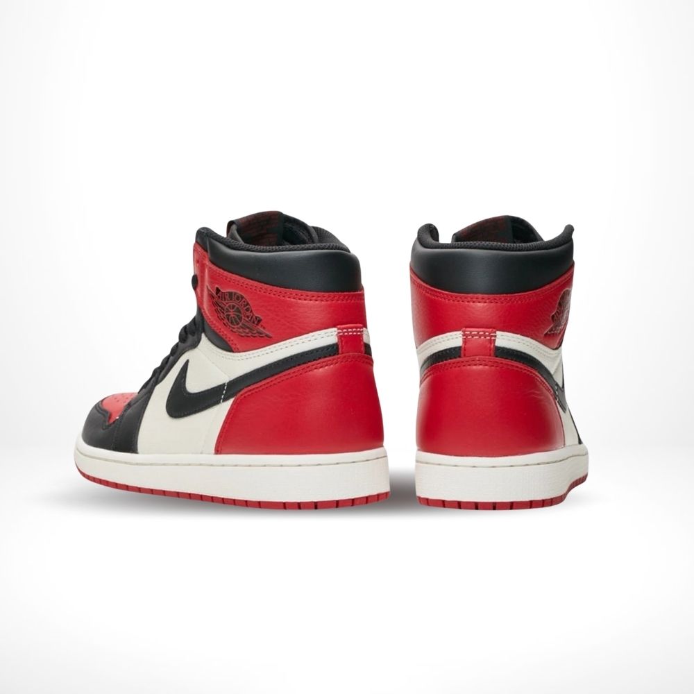 Rear view of the Air Jordan 1