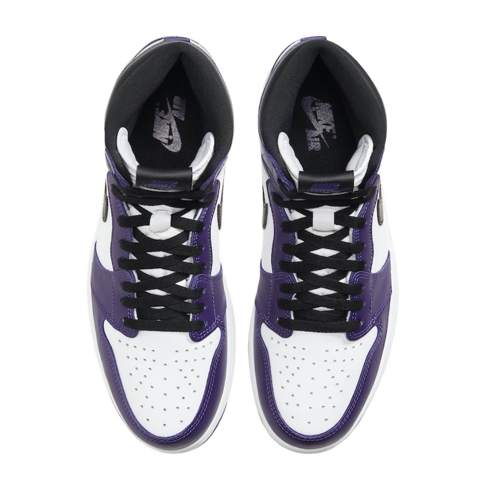 Top-down view of the Air Jordan 1