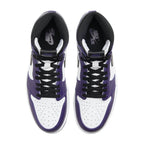 Top-down view of the Air Jordan 1