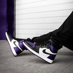 Real lifestyle image of Air Jordan 1