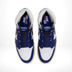 Top-down view of the Air Jordan 1